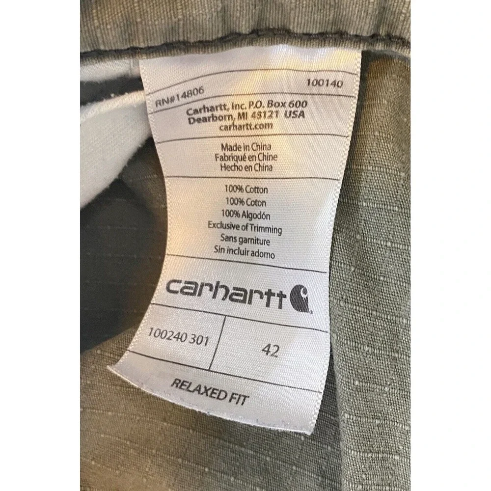 Carhartt Mens Carpenter Utility Shorts Size 42 (41